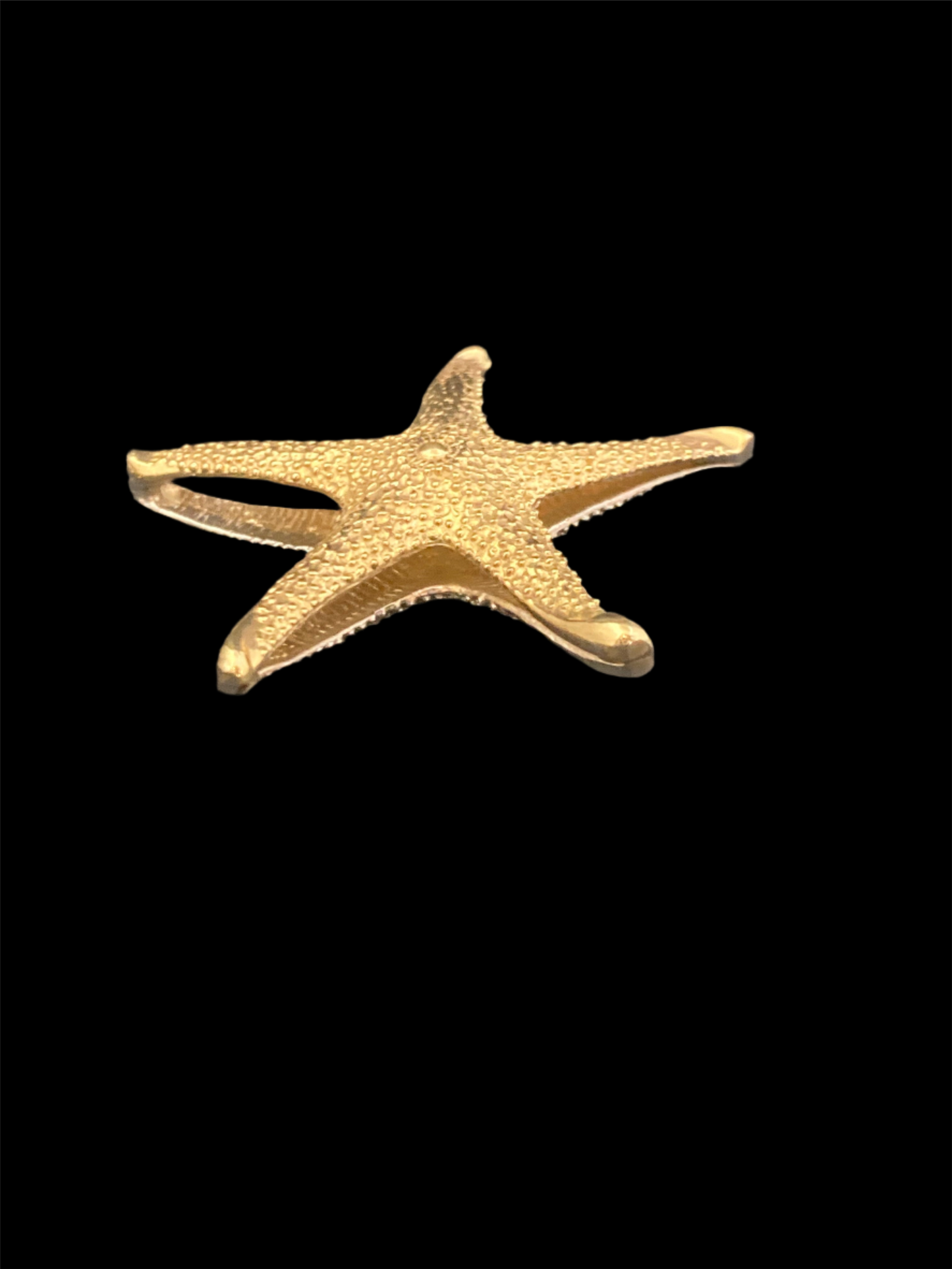 Large 14K Starfish Pendant