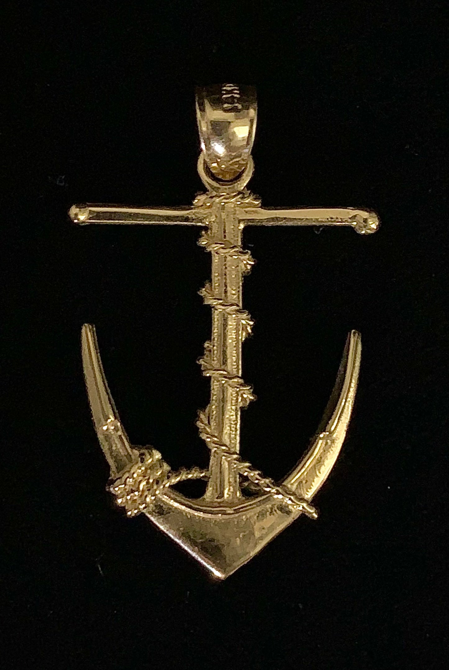 Anchor with Rope Design - Medium.