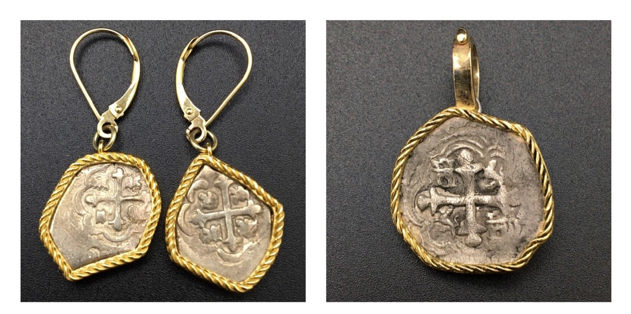 Mexico Mint Earrings and Pendant SET