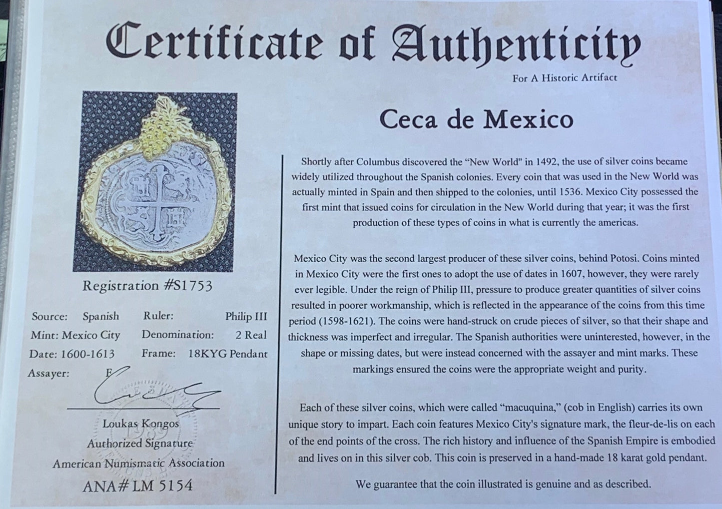 Mexico City 18k Grape Pendant