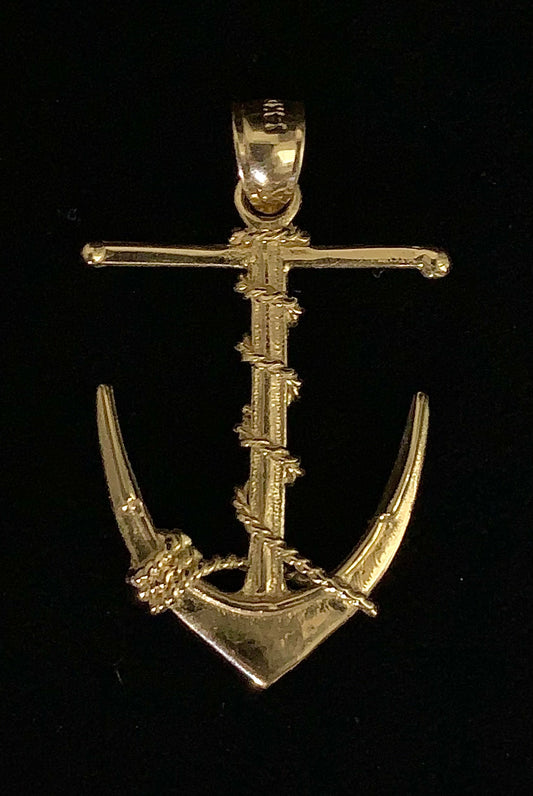 Anchor with Rope Design - Medium.